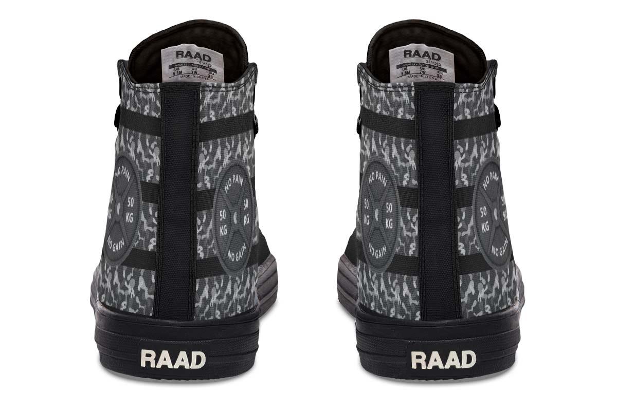 Printed Couple High-top Canvas Shoes - Cruish Home