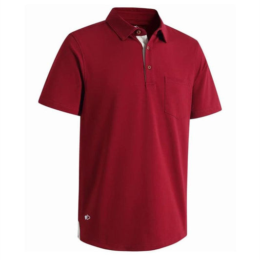 Fashion Element Personalized Patterns 3D Men's Three-button Split Pocket Polo Shirt - Cruish Home