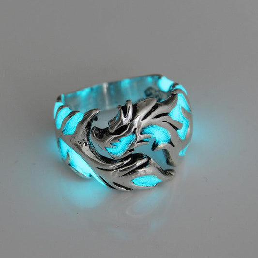 Domineering Multicolor Luminous Dragon Ring - Cruish Home