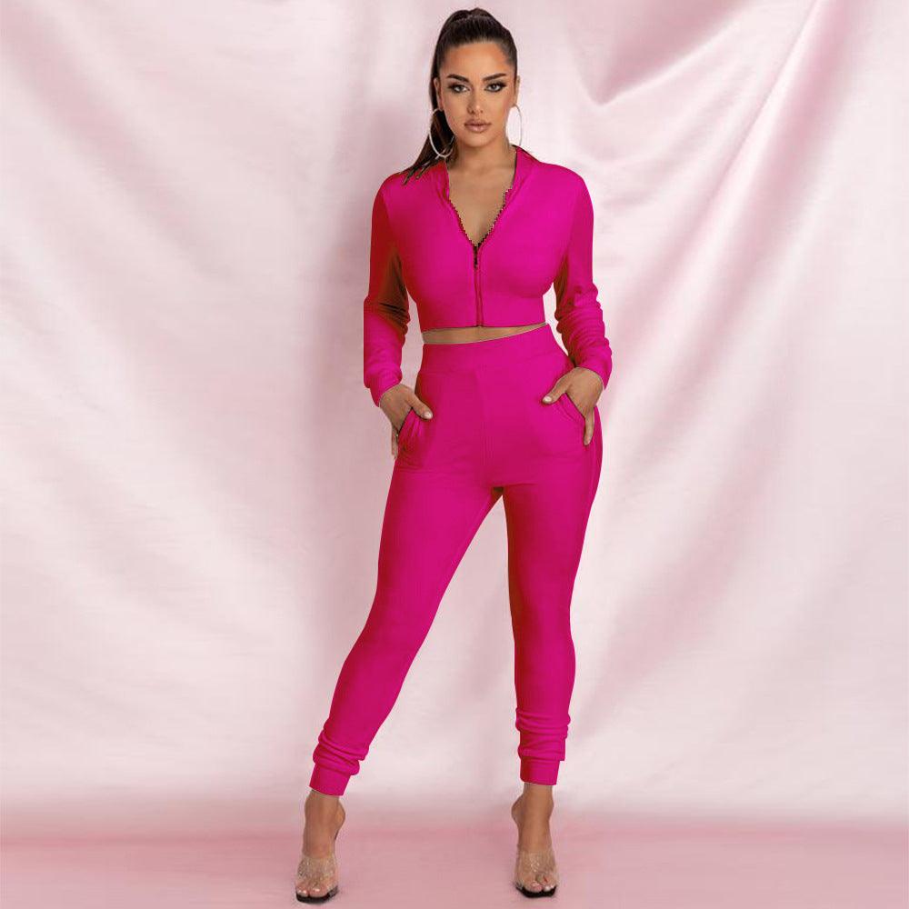 Two-piece Female Sports Suit - Cruish Home