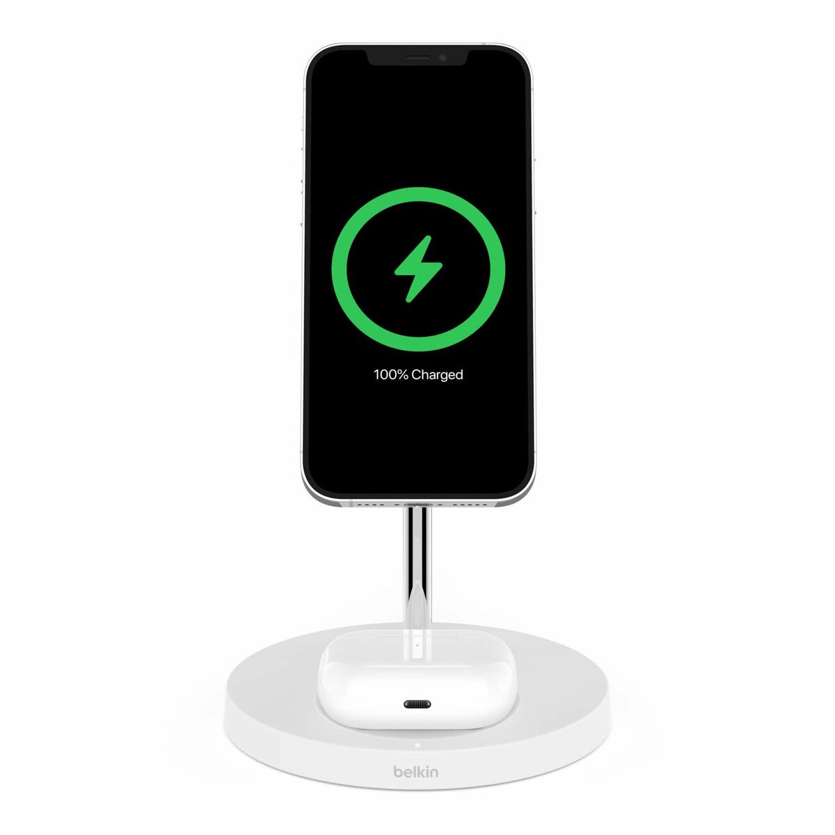 Wireless Charger with Mobile Holder Belkin WIZ010vfWH