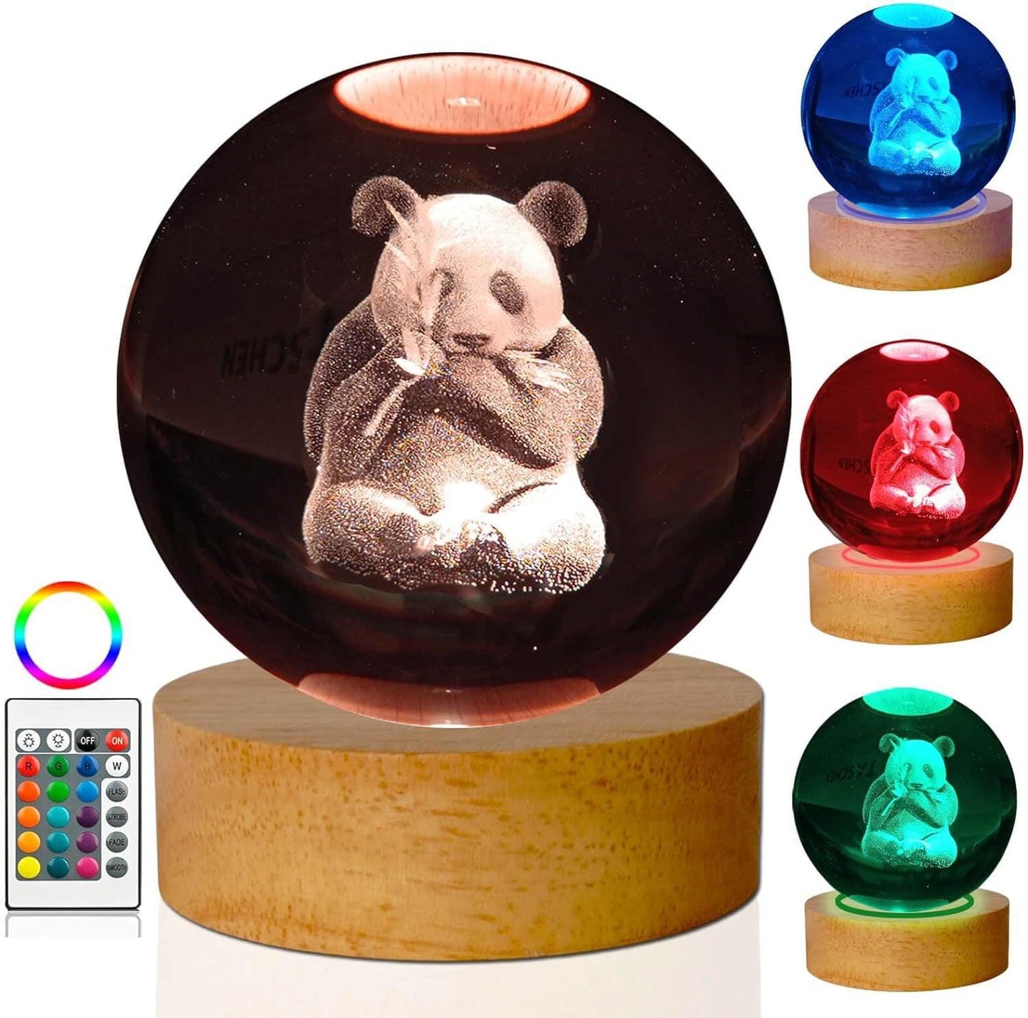 Luminous 3d Solar System Crystal Ball Desktop - Cruish Home