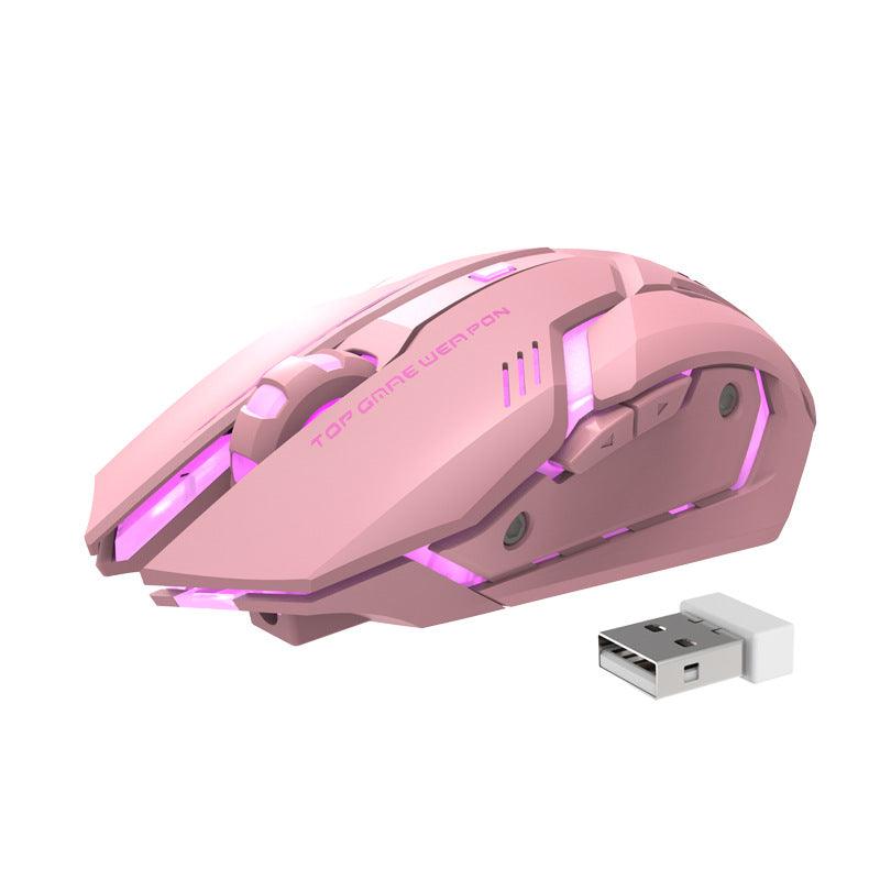 Wireless Charging Silent Gaming Mouse Machinery - Cruish Home