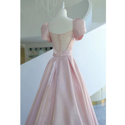 French Satin Temperament Engagement Dress - Cruish Home