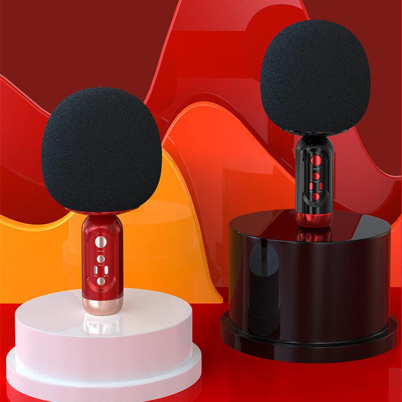 Big Mushroom Head Stereo Integrated Mobile Phone K Song Wireless Microphone - Cruish Home