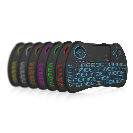 H9 Wireless Backlit Colorful Touch Remote Control Keyboard - Cruish Home