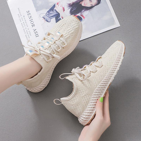 New Style Flying Woven Socks Shoes Casual Sports Shoes Women Running Shoes - Cruish Home