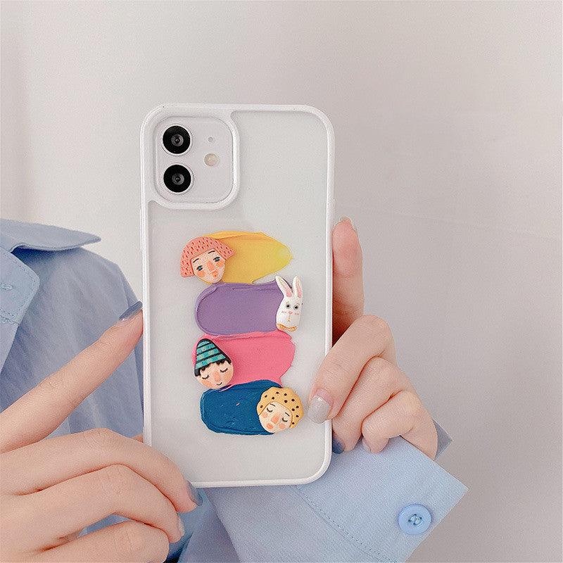 Three Dimensional Color Mobile Phone Case New Silicone Case - Cruish Home