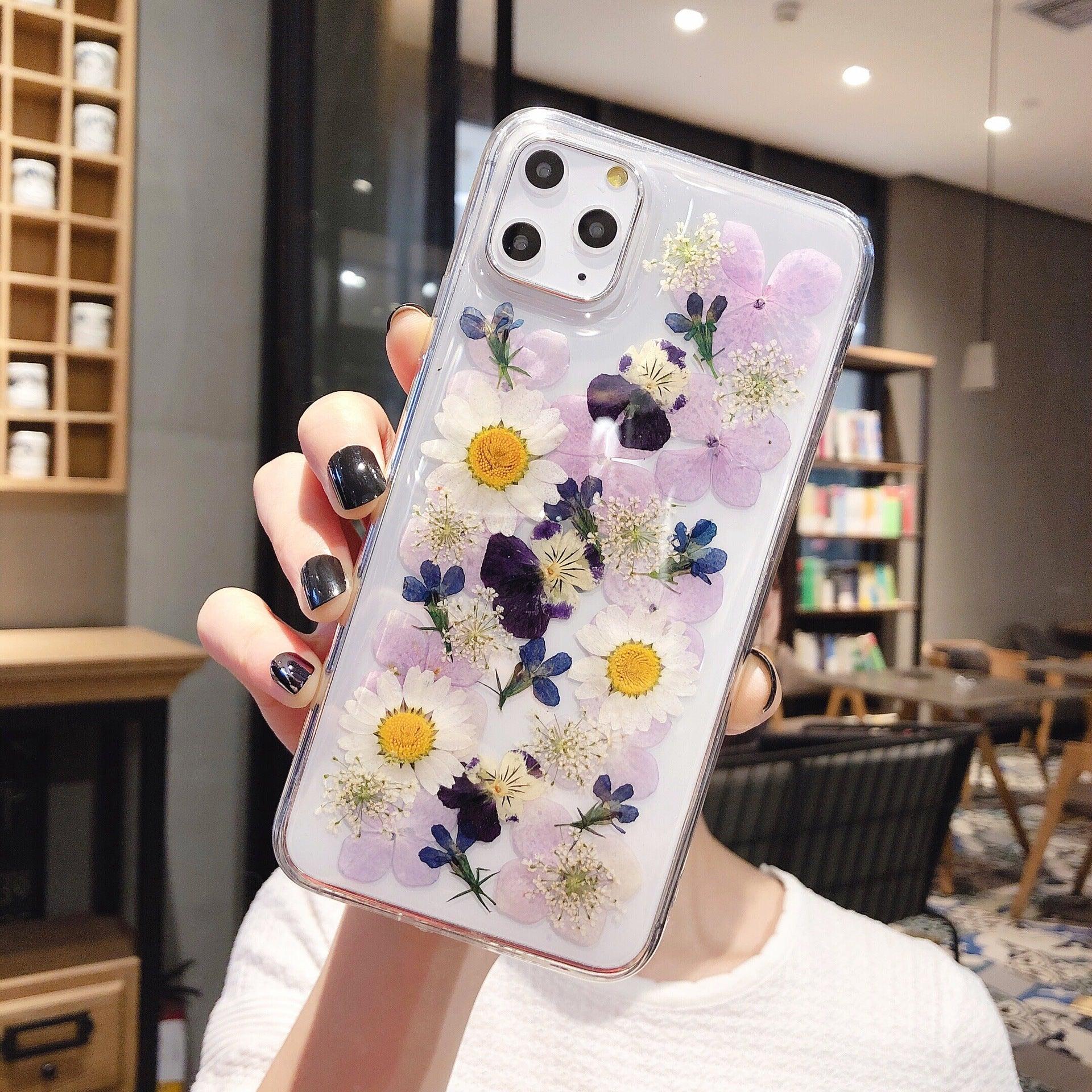 Preserved Flower Epoxy Phone Cases - Cruish Home