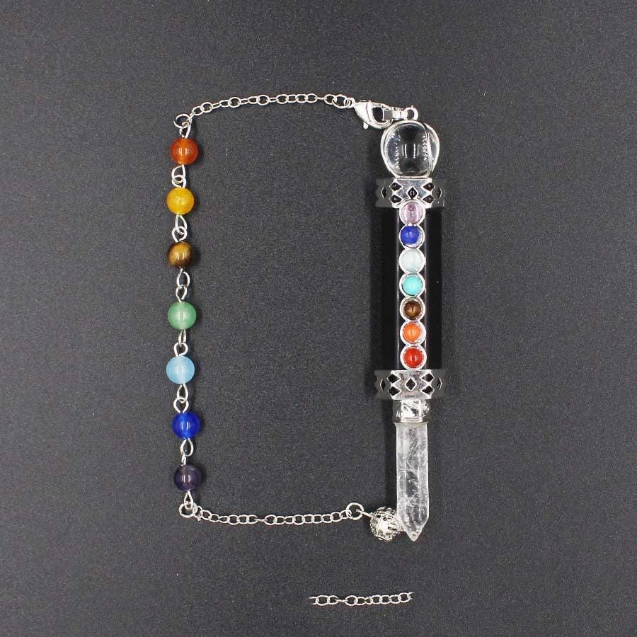 Seven Stone Chakra Pendant Pendulum Pendulum Pendant Right - Cruish Home