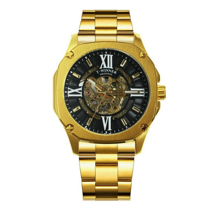 Fashion Casual Hollow Men's Business Mechanical Watch