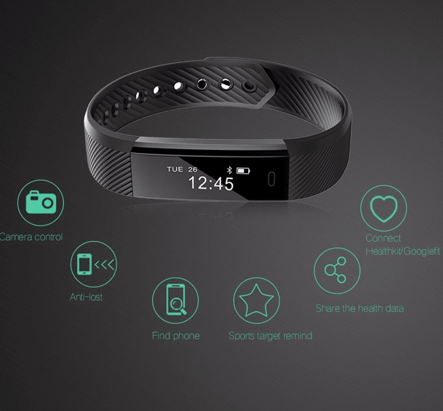 ID115 Smart Veryfit2.0 Version Information Push Call Reminder Sports Bracele - Cruish Home