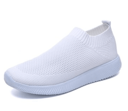 Winter casual socks shoes for women – comfortable knit slip-on design