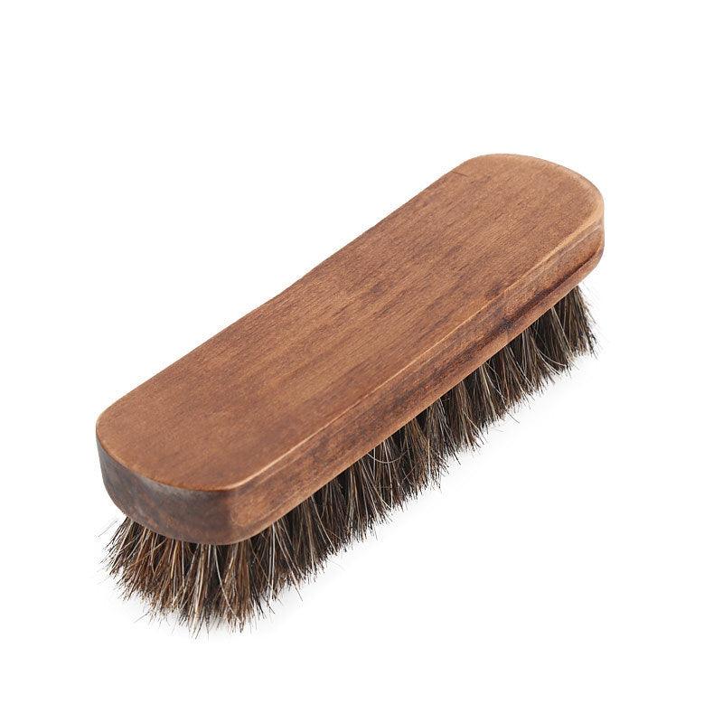 Shoe polish mahogany brush horsehair brush - Cruish Home