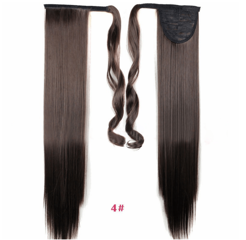 Velcro Wig Ponytail Straight Invisible Hair Extension - Cruish Home