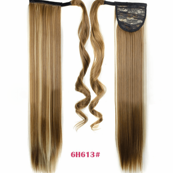 Velcro Wig Ponytail Straight Invisible Hair Extension - Cruish Home