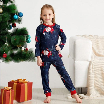 Two piece set of printed CHRISTMAS PAJAMAS - Cruish Home