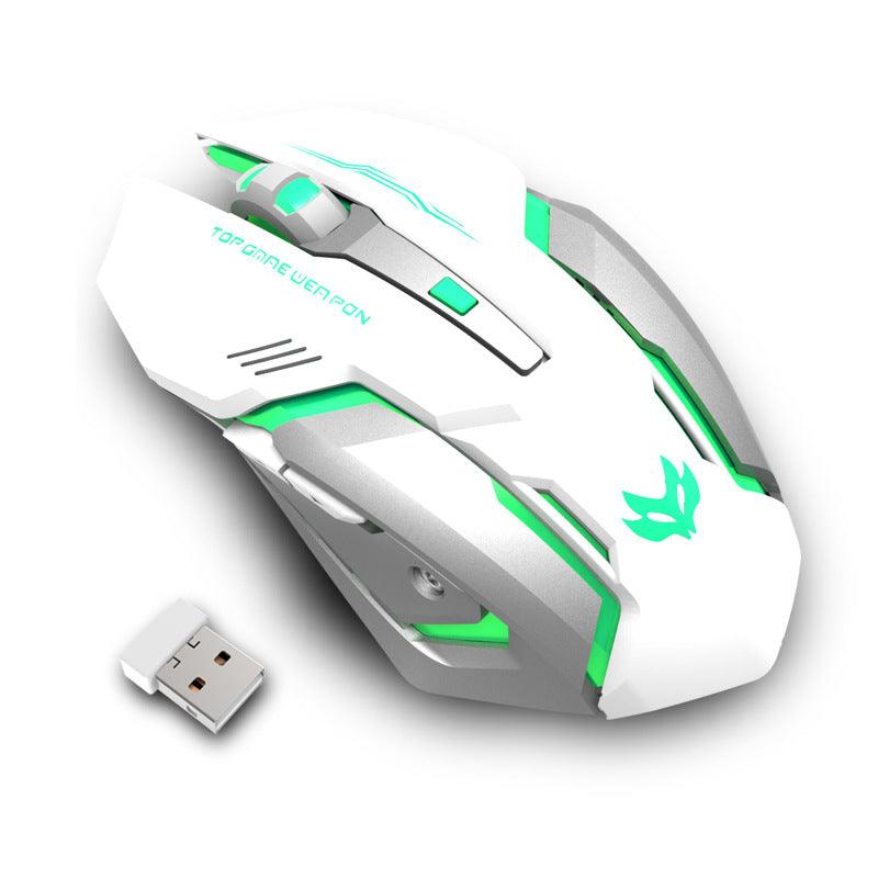 Wireless Charging Silent Gaming Mouse Machinery - Cruish Home