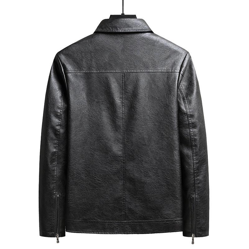 Men's Thin Leather Jacket - Cruish Home