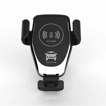 Air outlet car wireless charging bracket suction cup gravity wireless charging cattle head car wireless charger - Cruish Home