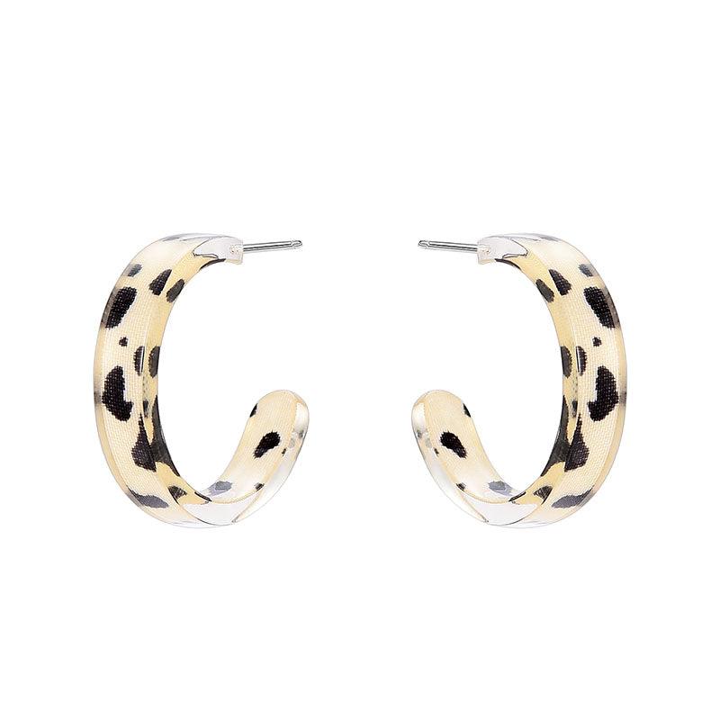 Simple Forest Gold Earrings With Diamonds - Cruish Home