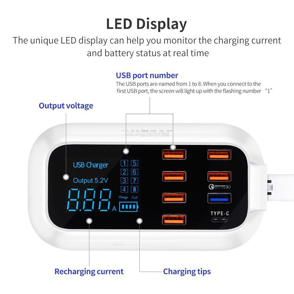 Quick Charge 3.0 Ordinary Smart USB Charger Station - Cruish Home