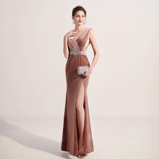 Slimming Elegant Long Dress Nightclub Sauna Massager Clothes Sexy - Cruish Home