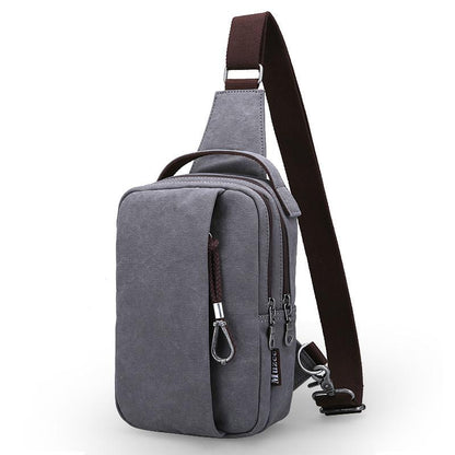 Fashion Casual Canvas Travel Chest Bag For Men