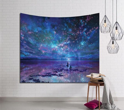 Star Guardian Indian Mandala Tapestry Wall Hanging Bohemian Gypsy Psychedelic Tapiz Witchcraft Tapestry - Cruish Home