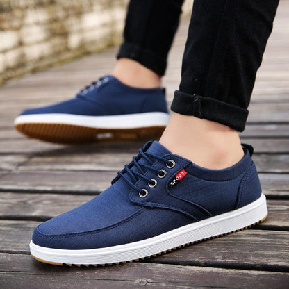 Men Casual Shoes Summer Canvas Shoes Men Breathable Casual Canvas Men Shoes Walking Men Shoes Chaussure Homme Factory sales - Cruish Home