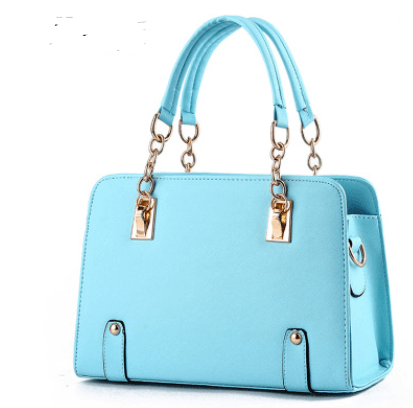 Square summer handbag with chain crossbody and lightweight design