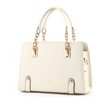 Square summer handbag with chain crossbody and lightweight design