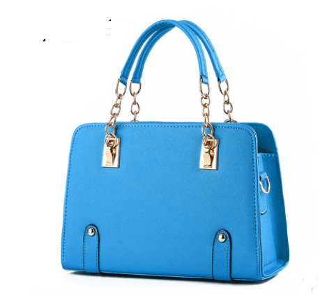 Square summer handbag with chain crossbody and lightweight design