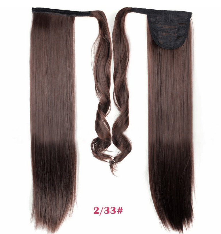 Velcro Wig Ponytail Straight Invisible Hair Extension - Cruish Home