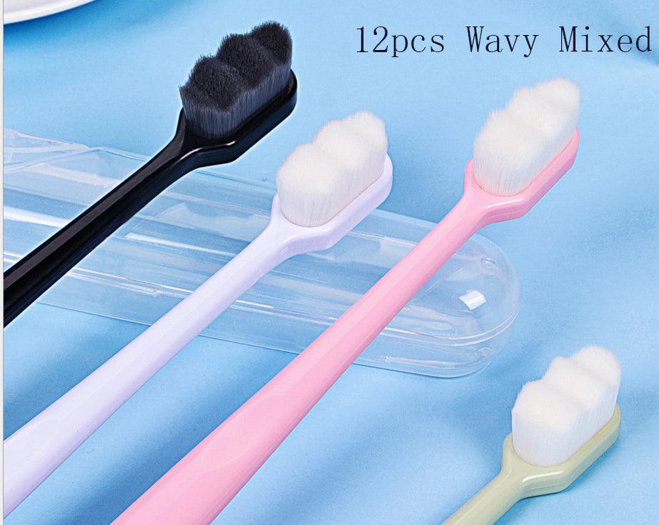 Ultra-fine Toothbrush Super Soft Bristle Deep Cleaning Brush Portable For Oral Care Tools Teeth Care Oral Cleaning Travel - Cruish Home