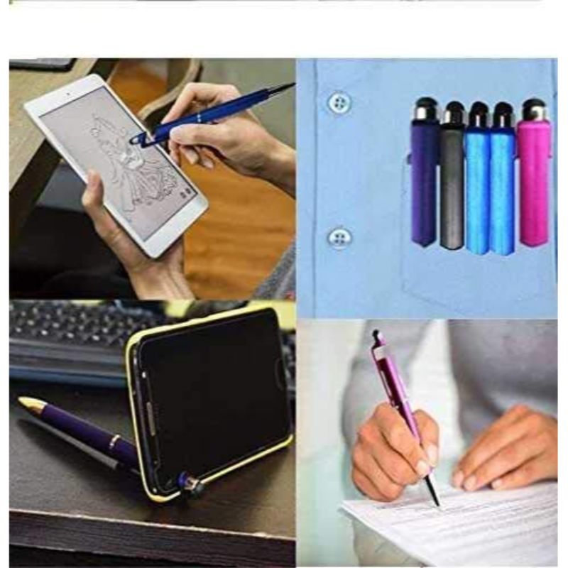 Stylish Pen Mobile Phone Holder-Grey