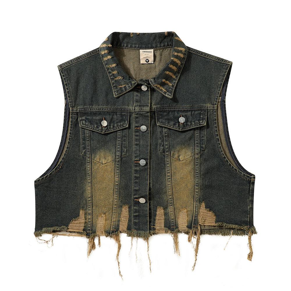 National Fashion Personality Denim Vest Man - Cruish Home