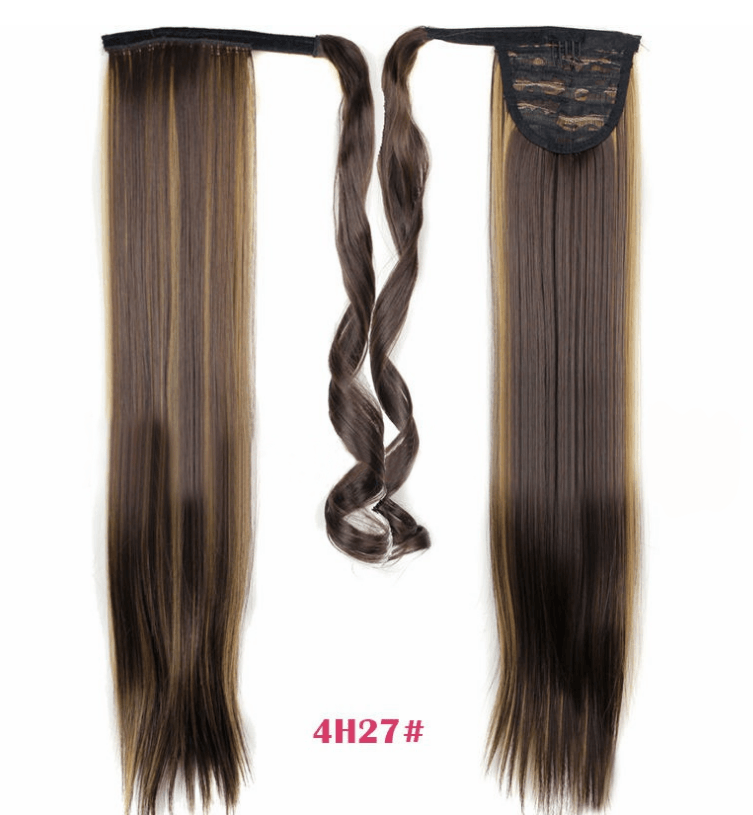 Velcro Wig Ponytail Straight Invisible Hair Extension - Cruish Home