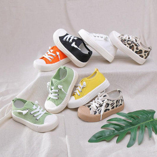 Children's Shoes Elastic Canvas Shoes Comfortable Casual Shoes - Cruish Home