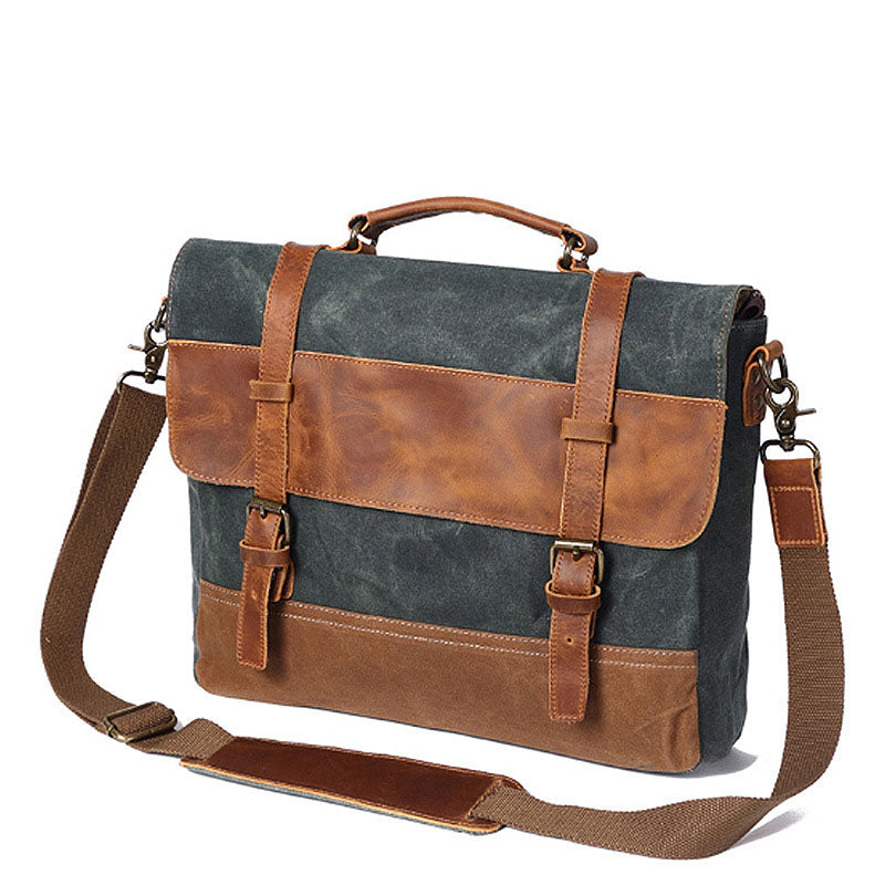 Men's Fashion Canvas One-Shoulder Messenger Bag