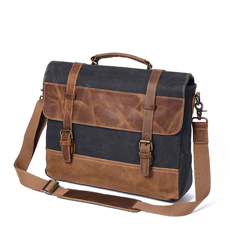 Men's Fashion Canvas One-Shoulder Messenger Bag