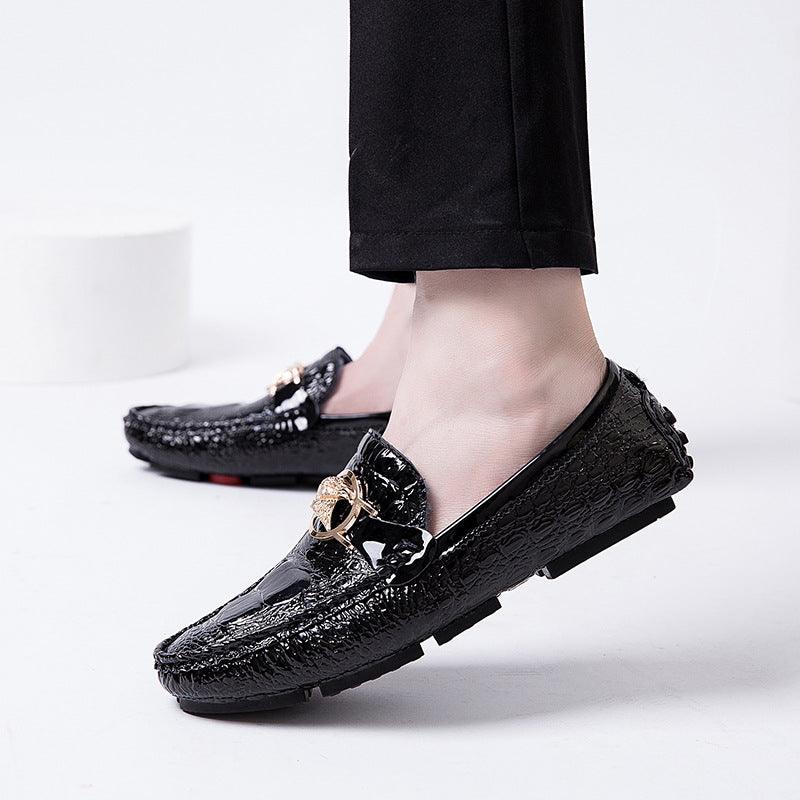 Plus Size Peas Shoes Men Plus Velvet Casual Lazy Shoes Trendy Warm Large Cotton Shoes - Cruish Home