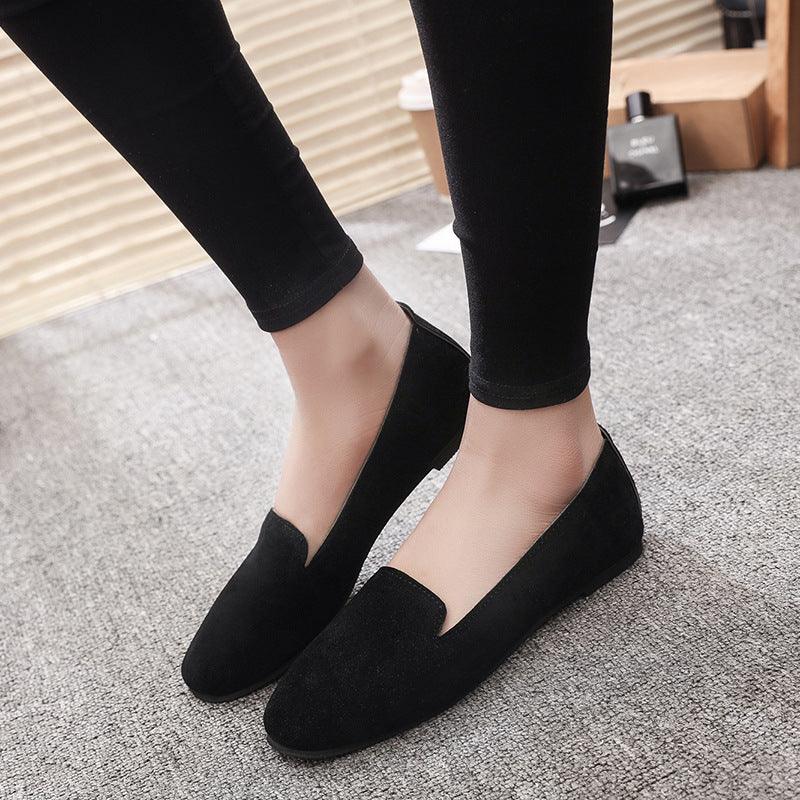 Round toe flat shoes for women, perfect for spring