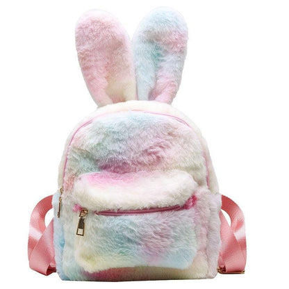 New Style Plush Bunny Ears Backpack Female Backpack - Cruish Home