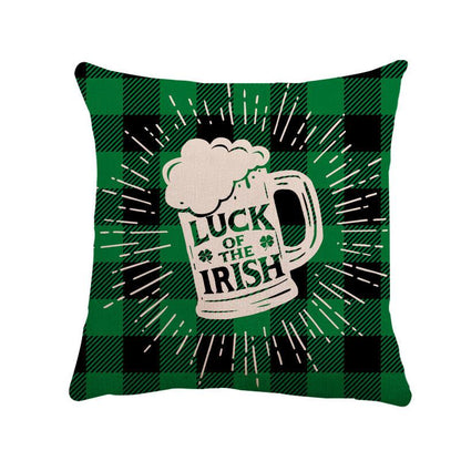 New St. Patrick's Day Linen Pillowcase Sells Best Across The Border - Cruish Home