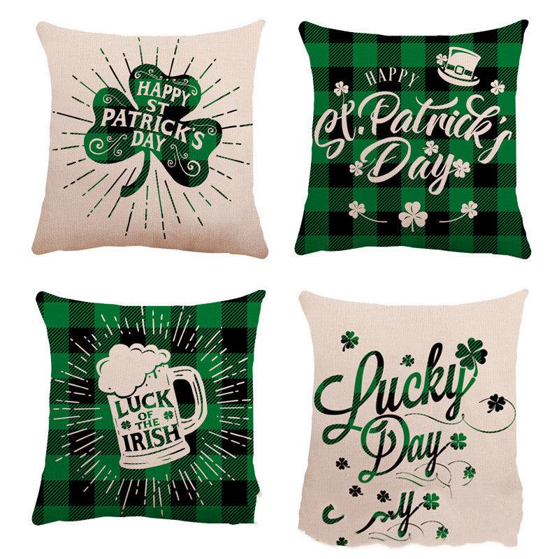 New St. Patrick's Day Linen Pillowcase Sells Best Across The Border - Cruish Home