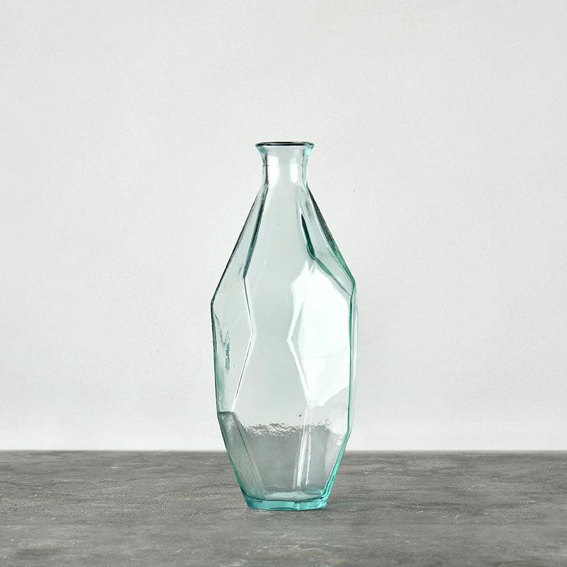 Simple Environmental Protection Handmade Glass Polygonal Vase Flower Insert - Cruish Home