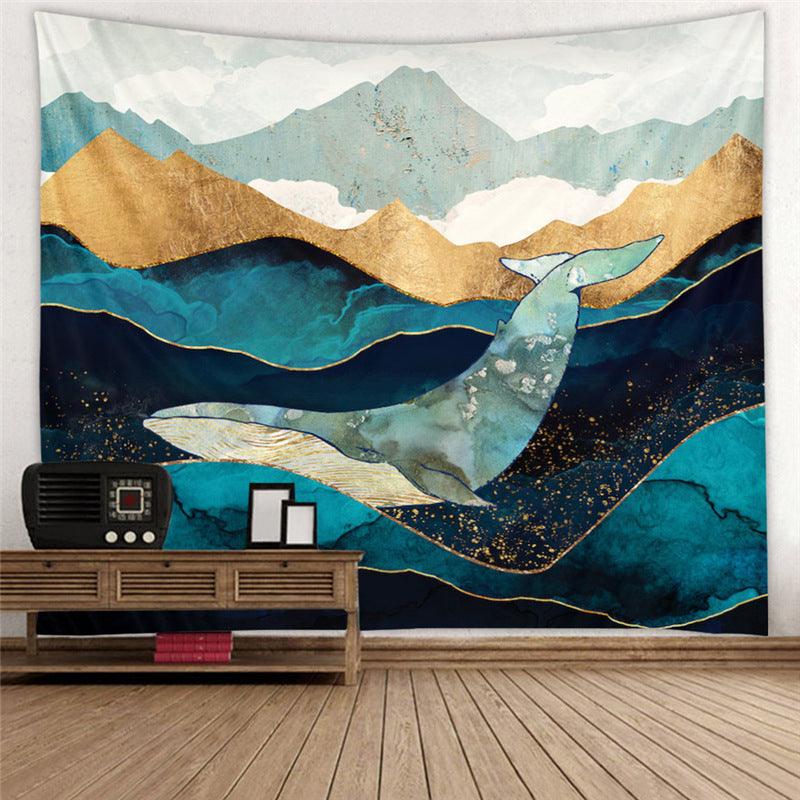 Japanese Landscape Sunset Wall Hanging Tapestry - Cruish Home