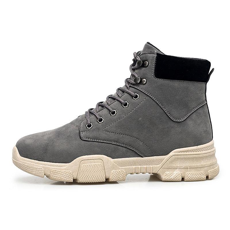 Autumn And Winter Men's Shoes High-Top Martin Boots - Cruish Home