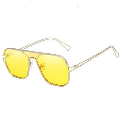 Color Hollow Men's and Women's Trendy Square Sunglasses - Cruish Home